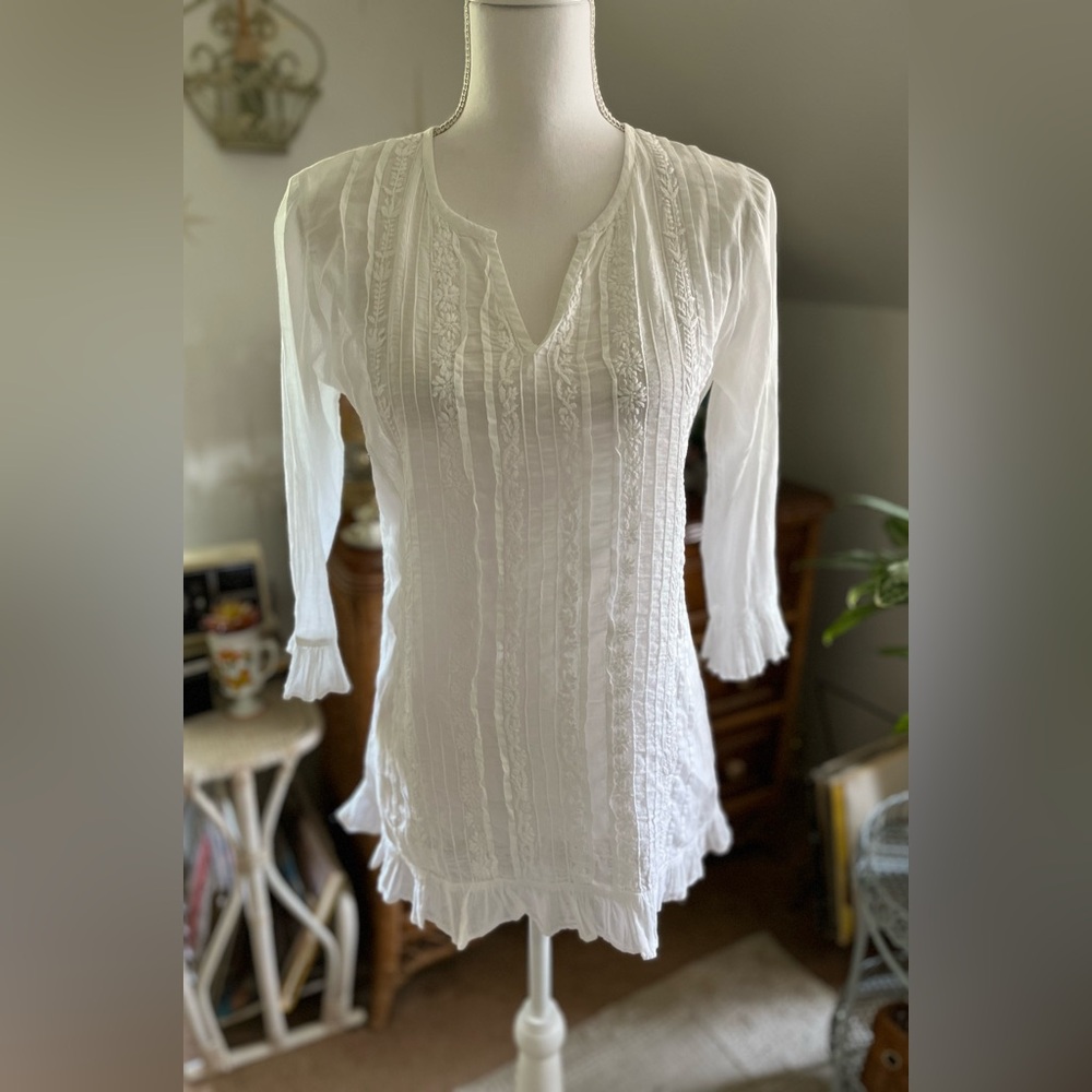 Samson cotton gauze top